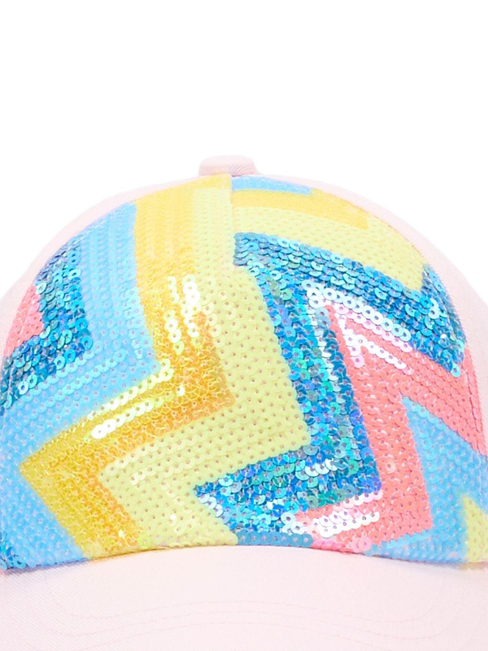 Cappello per bambina Billieblush rosa con decorazione in paillettes U22008 44L BILLIEBLUSH 