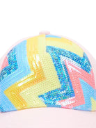 Cappello per bambina Billieblush rosa con decorazione in paillettes U22008 44L BILLIEBLUSH 