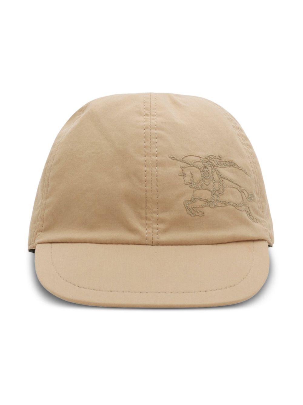 Cappello da baseball per neonato Burberry Kids beige con tesa curva 8089430 B9368 BURBERRY KIDS 