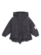 Giubbino per bambina Douuod Kids grigio con tasche anteriori a marsupio DV2P90 N0041 929 DOUUOD 