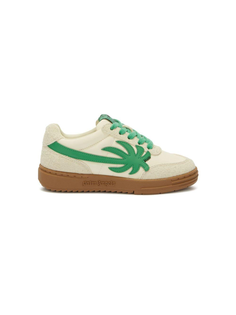 Sneakers Palm Beach University per bambino Palm Angels Kids beige con punta tonda PBIA015S25FAB001 6155 PALM ANGELS KIDS 