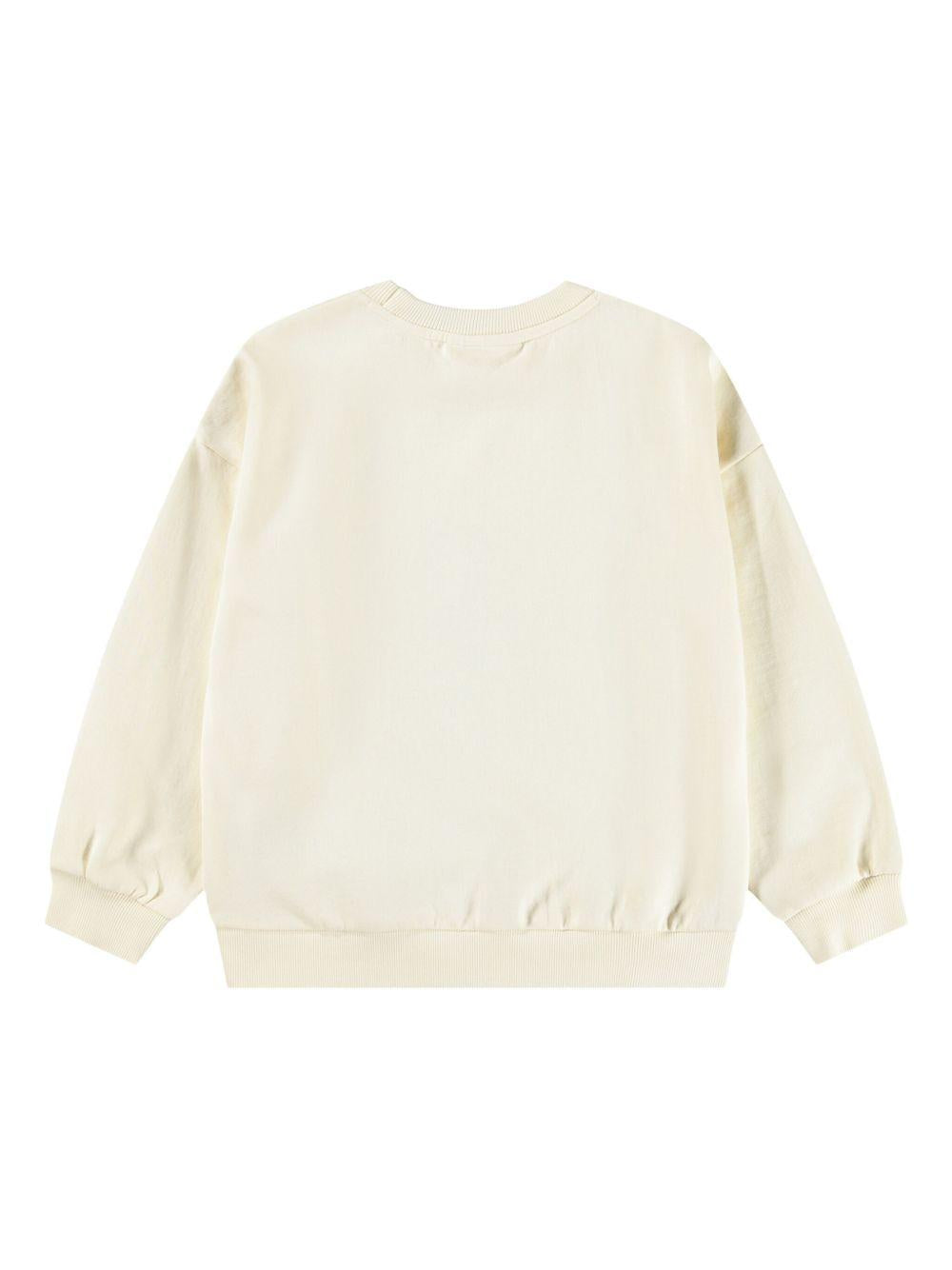 Felpa per bambina Molo bianco in cotone biologico 2W25J211 9730 MOLO 