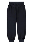Pantaloni sportivi per bambino Molo Alvar nero con orli alle caviglie elasticizzati 6W25I202 0099 MOLO 