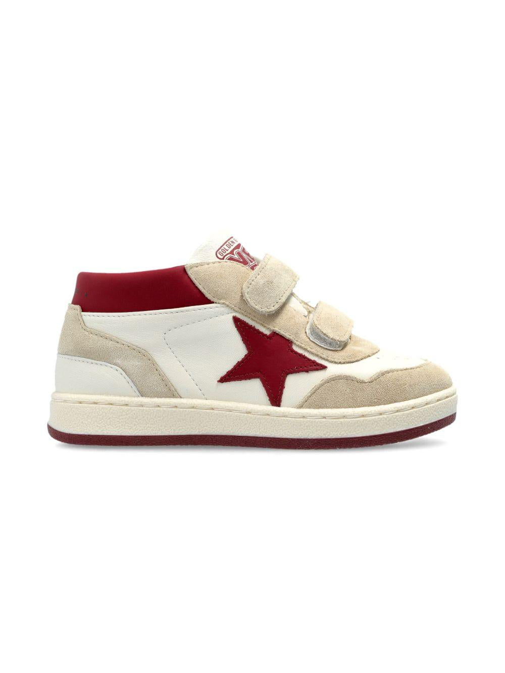 Sneakers June per bambino Golden Goose Kids bianco con punta tonda F00773F006747 11196 GOLDEN GOOSE KIDS 