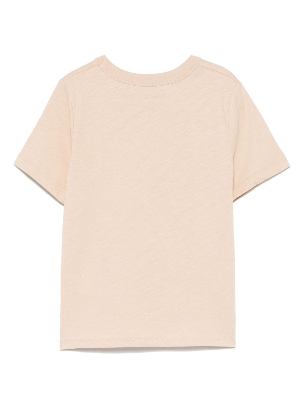 T-shirt per bambina Mini Rodini beige con stampa grafica 2562013713 BEIGE MINI RODINI 