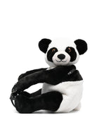 Zaino per bambina Molo Panda bianco e nero con dettagli in 3D 7NOSV204 1695 MOLO 