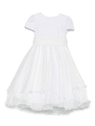Abito per bambina Mariella Ferrari bianco con fiocco AT931 082 MARIELLA FERRARI 