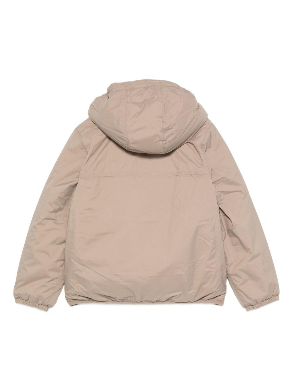 Giubbino per bambino K-Way Kids beige con design imbottito K7142TW WG9 K-WAY KIDS 
