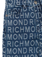 Jeans per bambina John Richmond Junior in denim con effetto jacquard RGP25120JE DENIM JOHN RICHMOND JUNIOR 