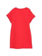 Abito per bambina Moschino Kids rosso con stampa grafica Teddy Bear HAV0EALDA25 50109 MOSCHINO KIDS 