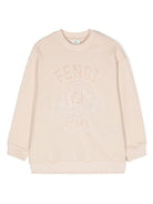 Felpa con logo JUH082 5V0 F1P2N FENDI KIDS 