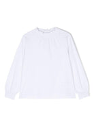Blusa per bambina Douuod Kids bianco con ruches DT8A10 Z0761 100 DOUUOD 