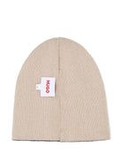 Berretto per bambino Hugo Kids multicolore con logo a intarsio G00550 09B Hugo 
