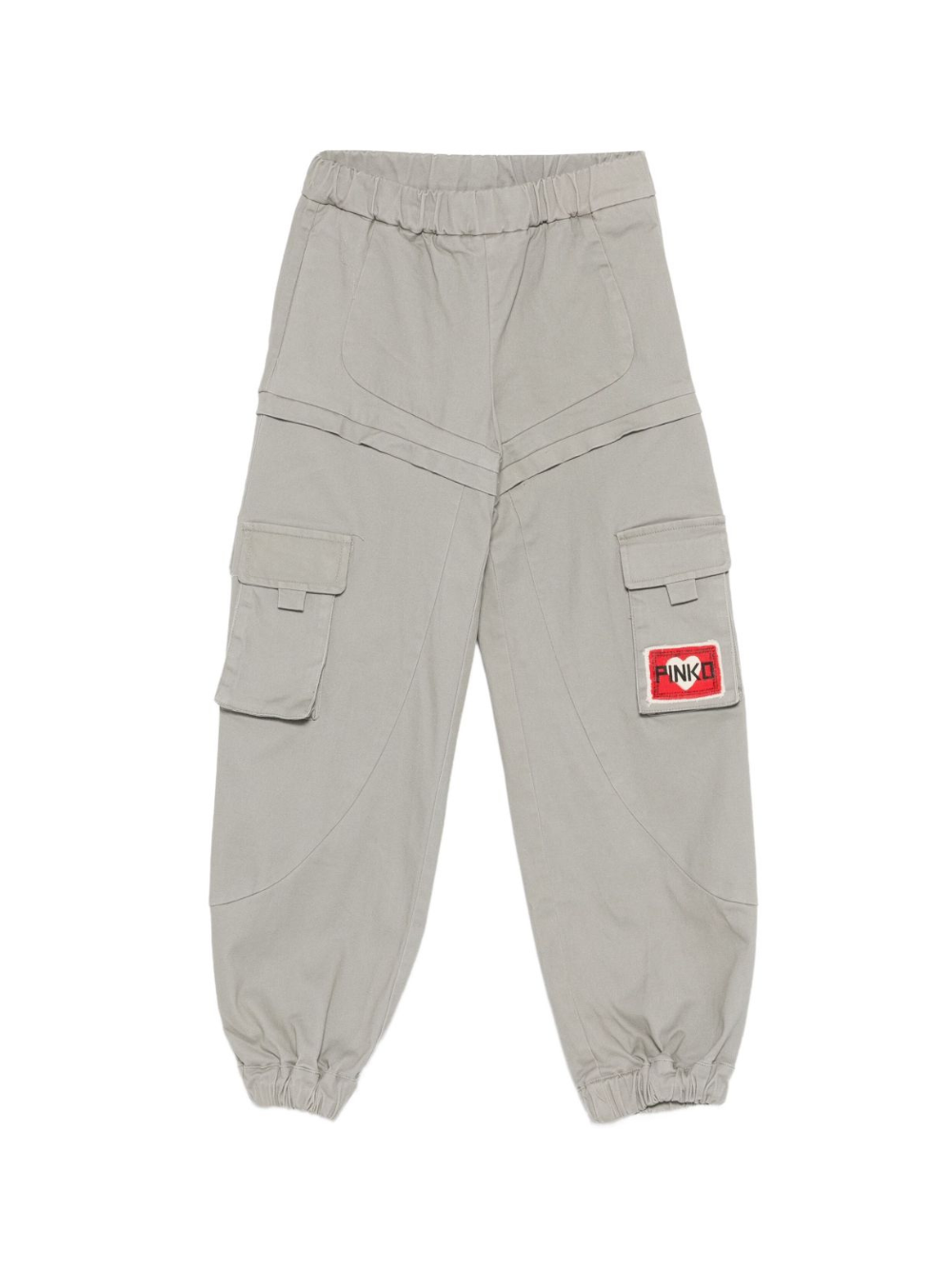 Pantaloni per bambina Pinko Kids grigio design cargo KFPA026CCE034 5028 PINKO KIDS 