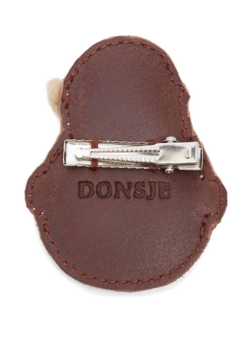 Fermaglio per bambina Donsje rosso a forma di Babbo Natale 6024606 PU002 DONSJE 
