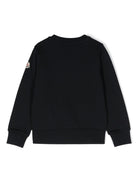 Felpa con stampa per bambino Moncler Enfant blu con trama jersey J29548G00028 899PS 778 MONCLER ENFANT 