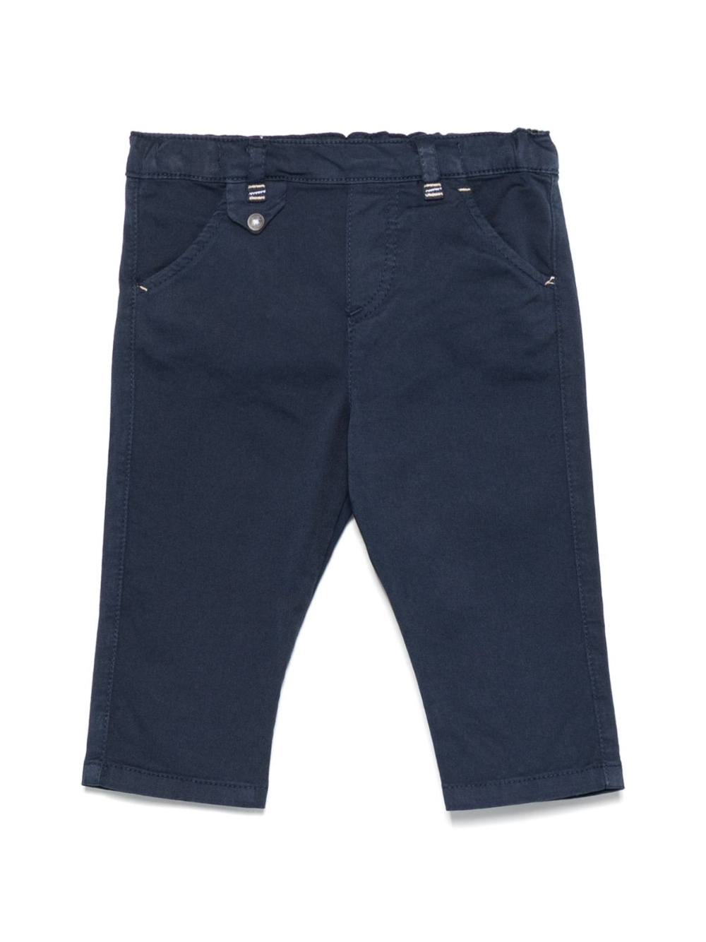 Pantaloni per neonato Tartine Et Chocolat blu in twill CA22041 04 TArtine & Chocolat 