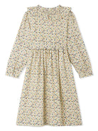 Abito a maniche lunghe per bambina Bonpoint bianco con orli con abbottonatura W04GDRW00021 733A BONPOINT 