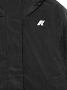Giacca per bambini K Way Denise Marmotta nero impermeabile K41383W AL8 K-WAY KIDS 