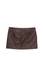 Gonna per bambina Pinko Kids marrone con zip KFGO013CPE021 6024 PINKO KIDS 