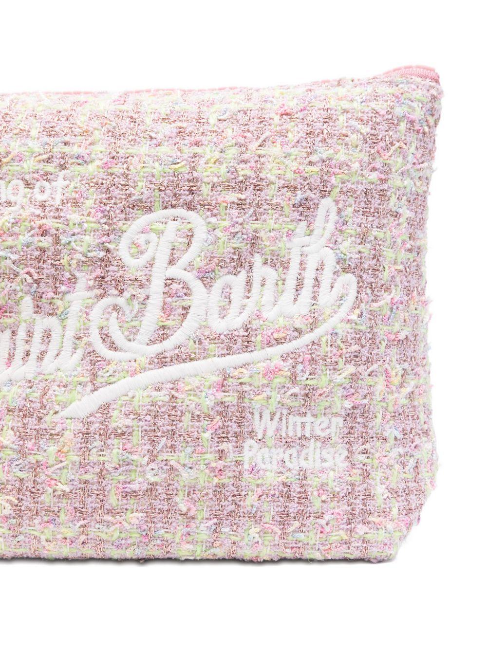 Pochette Aline per bambina MC2 Saint Barth Kids  rosa con logo ricamato ALI0027 00267I MC2 ST. BARTH KIDS 
