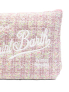 Pochette Aline per bambina MC2 Saint Barth Kids  rosa con logo ricamato ALI0027 00267I MC2 ST. BARTH KIDS 
