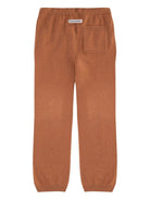 Pantaloni per bambino Laneus Kids marroni con chiusura a coulisse F5LKJUKT040 178 LANEUS 