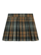 Gonna per bambina Bonpoint marrone con motivo tartan W05GSKW00026 369 BONPOINT 