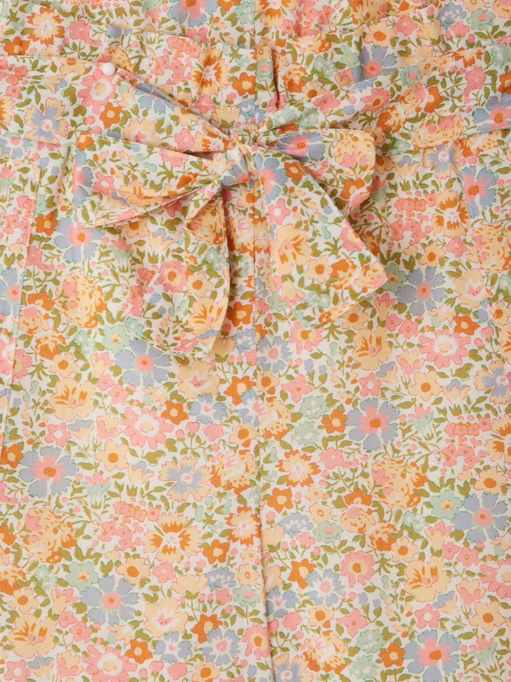 Shorts per bambina Bonpoint Elmie multicolore con stampa a fiori S05GBEW00009 525C BONPOINT 