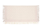 Copertina beige con monogramma per neonato Fendi Kids beige con bordi con frange BUJ222 AKJL F0UQ1 FENDI KIDS 