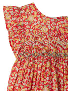 Blusa Naomie per neonata Bonpoint rosso con chiusura posteriore con bottoni C05XBLW00001 651A BONPOINT 