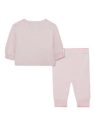 Set maglione e leggins per neonata Billieblush rosa con ricamo gatto U21444 450 BILLIEBLUSH 
