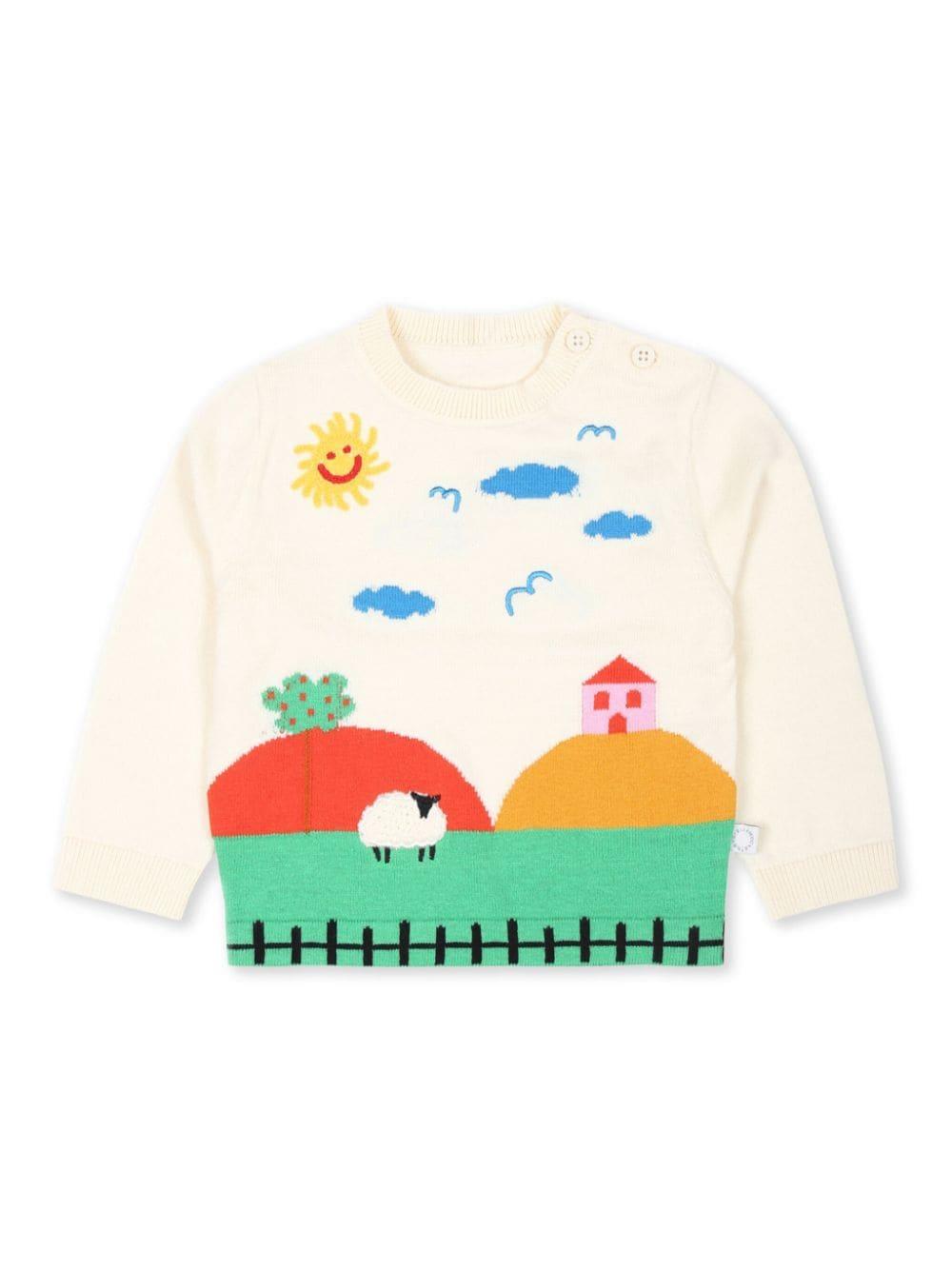 Maglione con ricamo TV9030 Z1528 187 STELLA McCARTNEY KIDS 