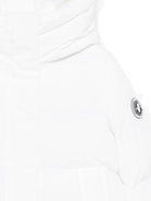 Giacca imbottita per bambina Save The Duck Kids bianco con collo a imbuto P32517G LEAF21 00000 SAVE THE DUCK KIDS 