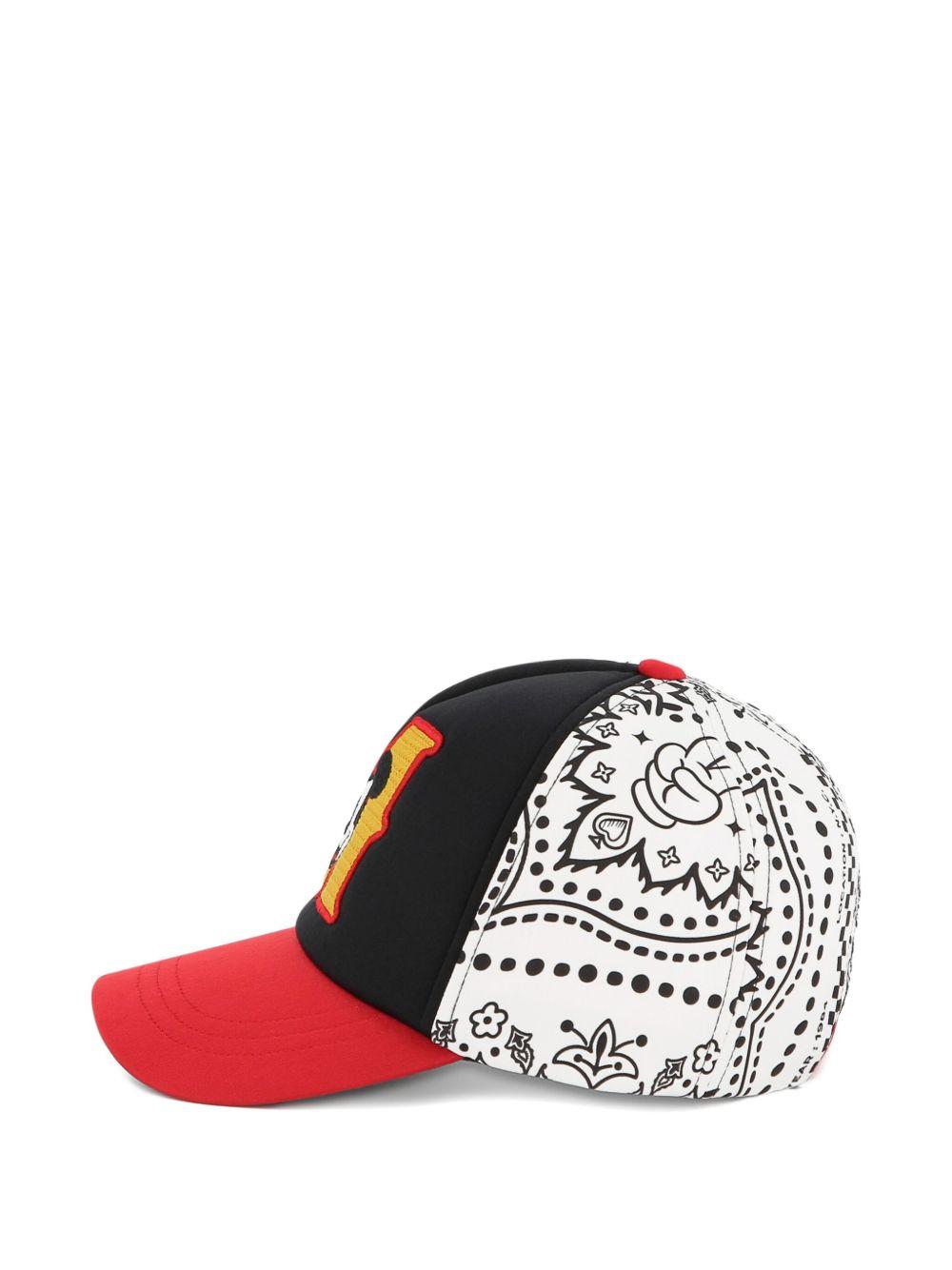 Cappello da baseball per bambino Marc Jacobs Kids x Disney Mickey Mouse multicolor con stampa bandana W60696 09B THE MARC JACOBS KIDS 