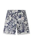 Shorts Erno per bambino Bonpoint blu con stampa fiori S05BBEW00017 515 BONPOINT 