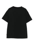 T-shirt per bambino Palm Angels Kids nero con stampa grafica PBAA003F25JER005 1016 PALM ANGELS KIDS 