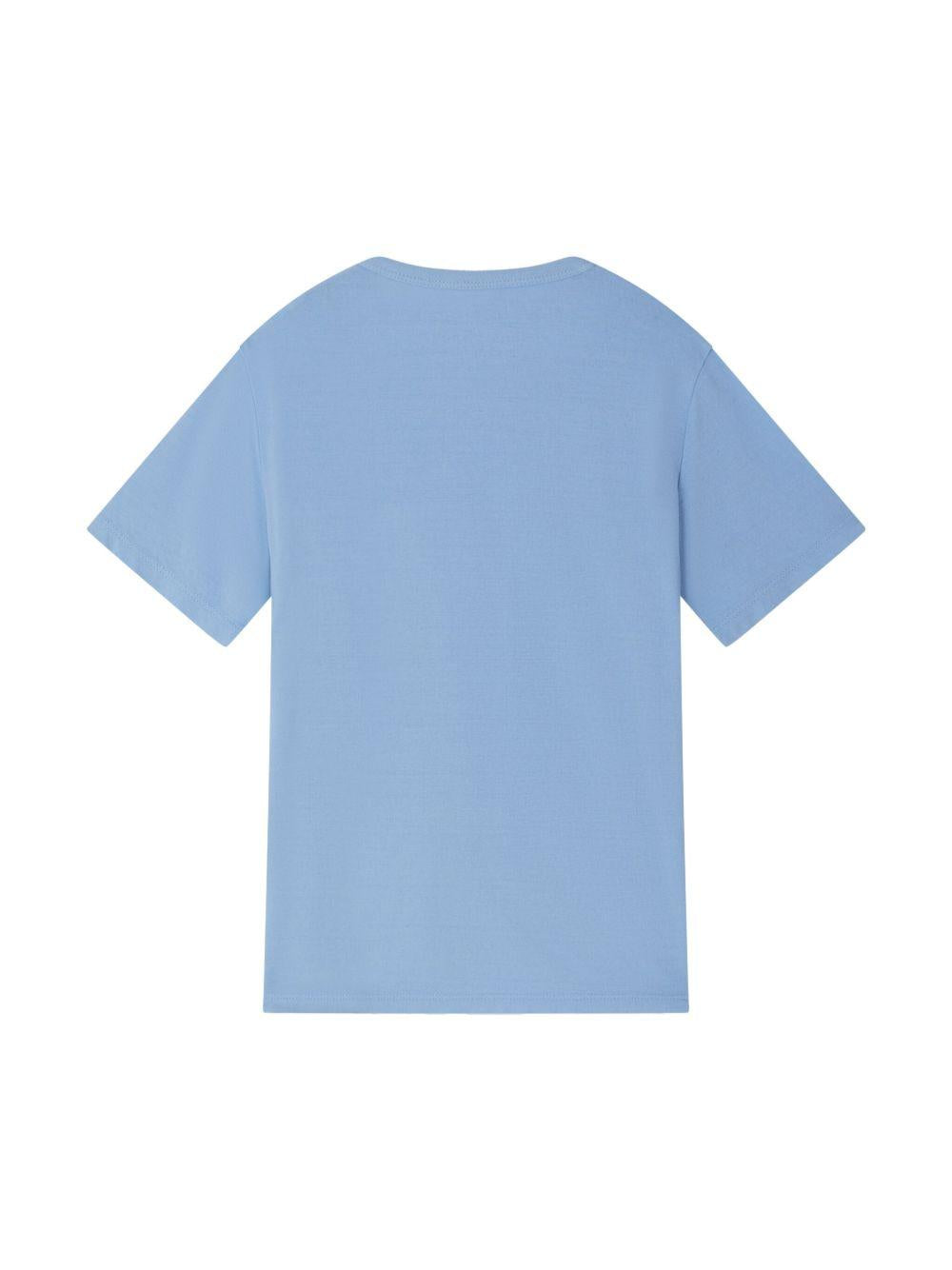 T-shirt per bambino Bonpoint Elrador azzurro con tasca applicata S05BTSK00015 110A BONPOINT 