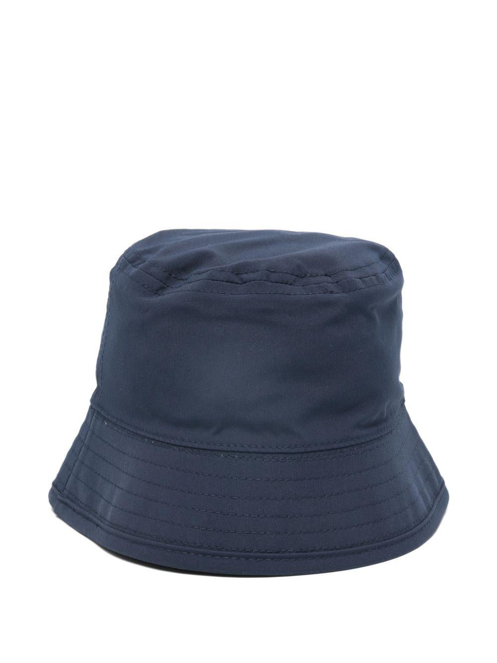 Cappello bucket per neonato BOSS Kids blu reversibile J53140 849 BOSS KIDS 