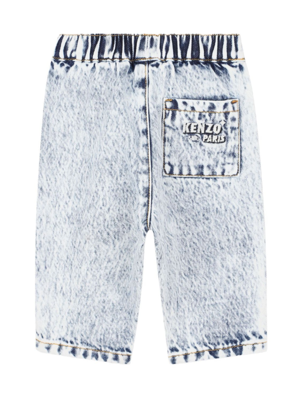 Shorts per neonato Kenzo Kids denim con vita elasticizzata K61289 Z04 KENZO KIDS 