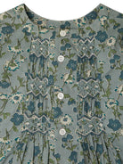 Blusa per neonata Bonpoint Blissi verde con motivo a fiori W05XBLW00012 543 BONPOINT 
