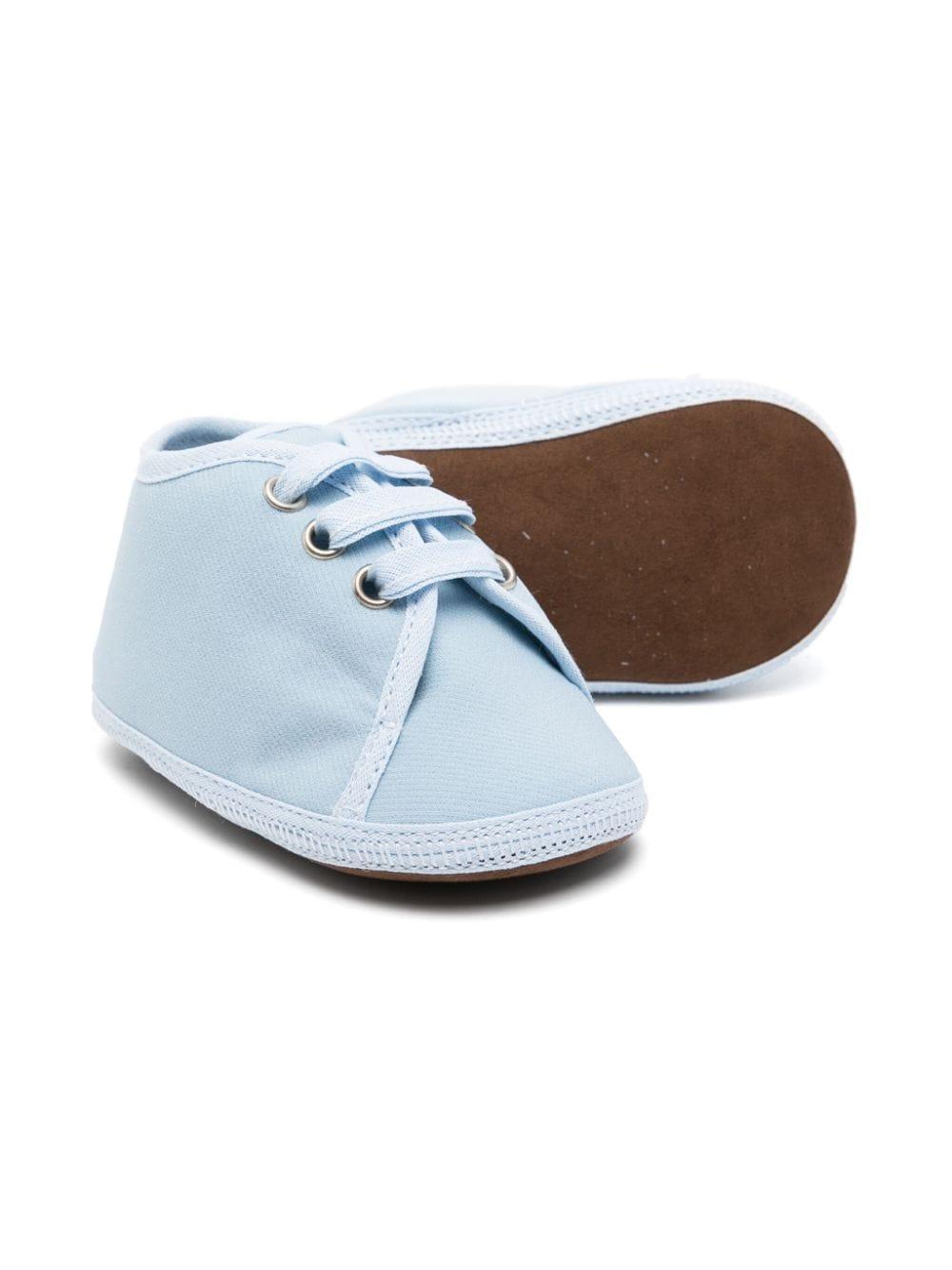 Sneakers azzurre per neonato con punta a contrasto Colorichiari<BR/> MN9578804741B 50 COLORICHIARI 