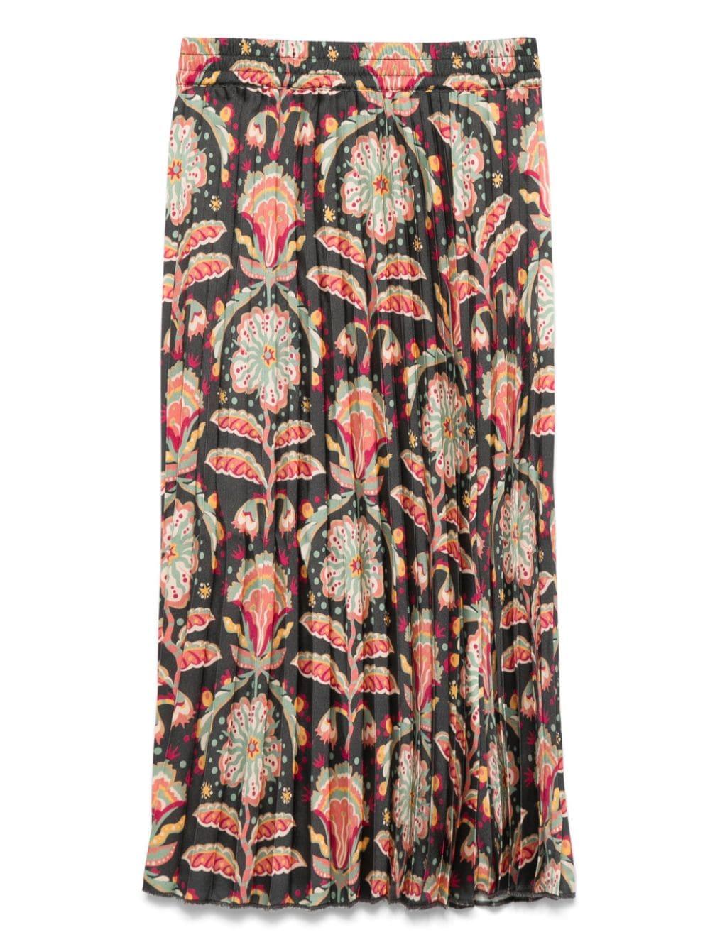 Gonna midi per bambina Scotch & Soda nero plissettata 178057 201 SCOTCH&SODA 