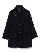 Cappotto per bambino Fay Kids blu monopetto con colletto rialzato FV2P70 E0051 635 FAY KIDS 