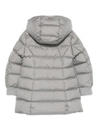 Giubbino per bambina Herno Kids grigio imbottito con cappuccio PI000186G12004Z 9410 HERNO KIDS 