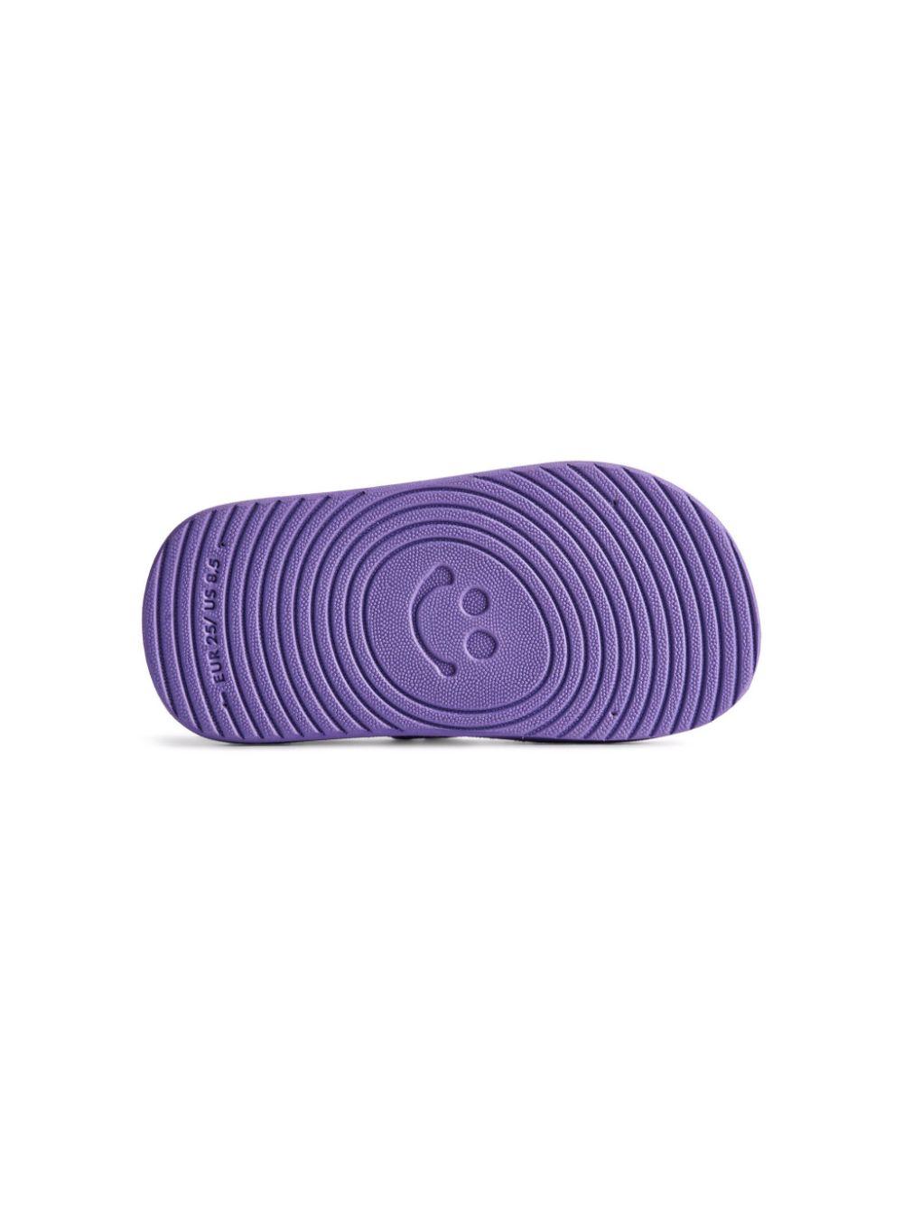 Sandali per bambina Molo Zola viola con due fasce frontali a strappo 7S25U301 5403 MOLO 