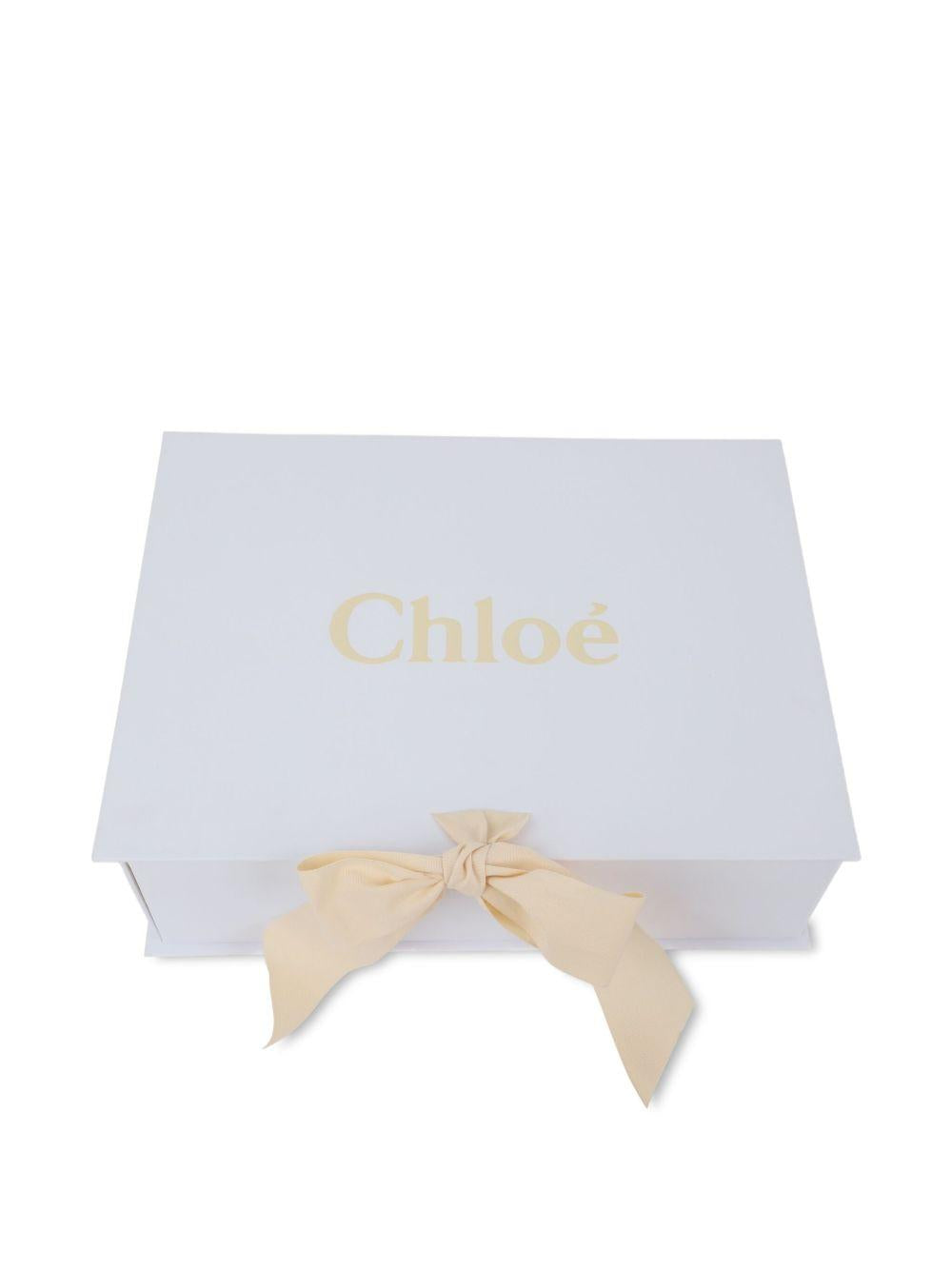Set regalo per neonata Chloé Kids multicolore con logo ricamato C20767 Z41 CHLOE' KIDS 