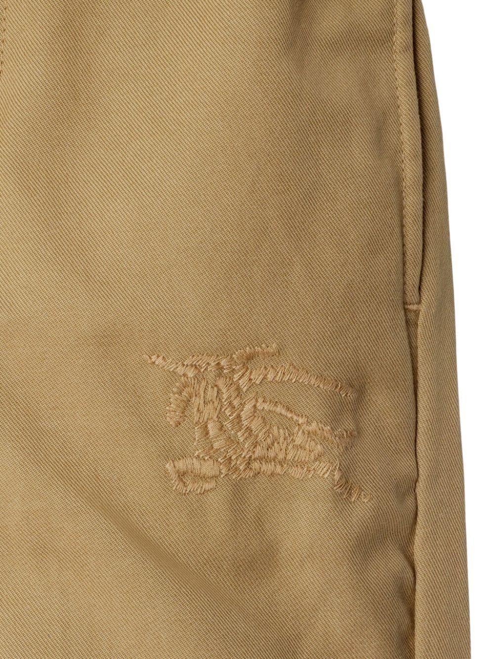 Pantaloni Equestrian Knight per neonato Burberry Kids beige con vita elasticizzata 8104421 B9719 BURBERRY KIDS 