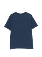 T-shirt per bambini K Way Kids blu con dettaglio logo K7133YW B67 K-WAY KIDS 