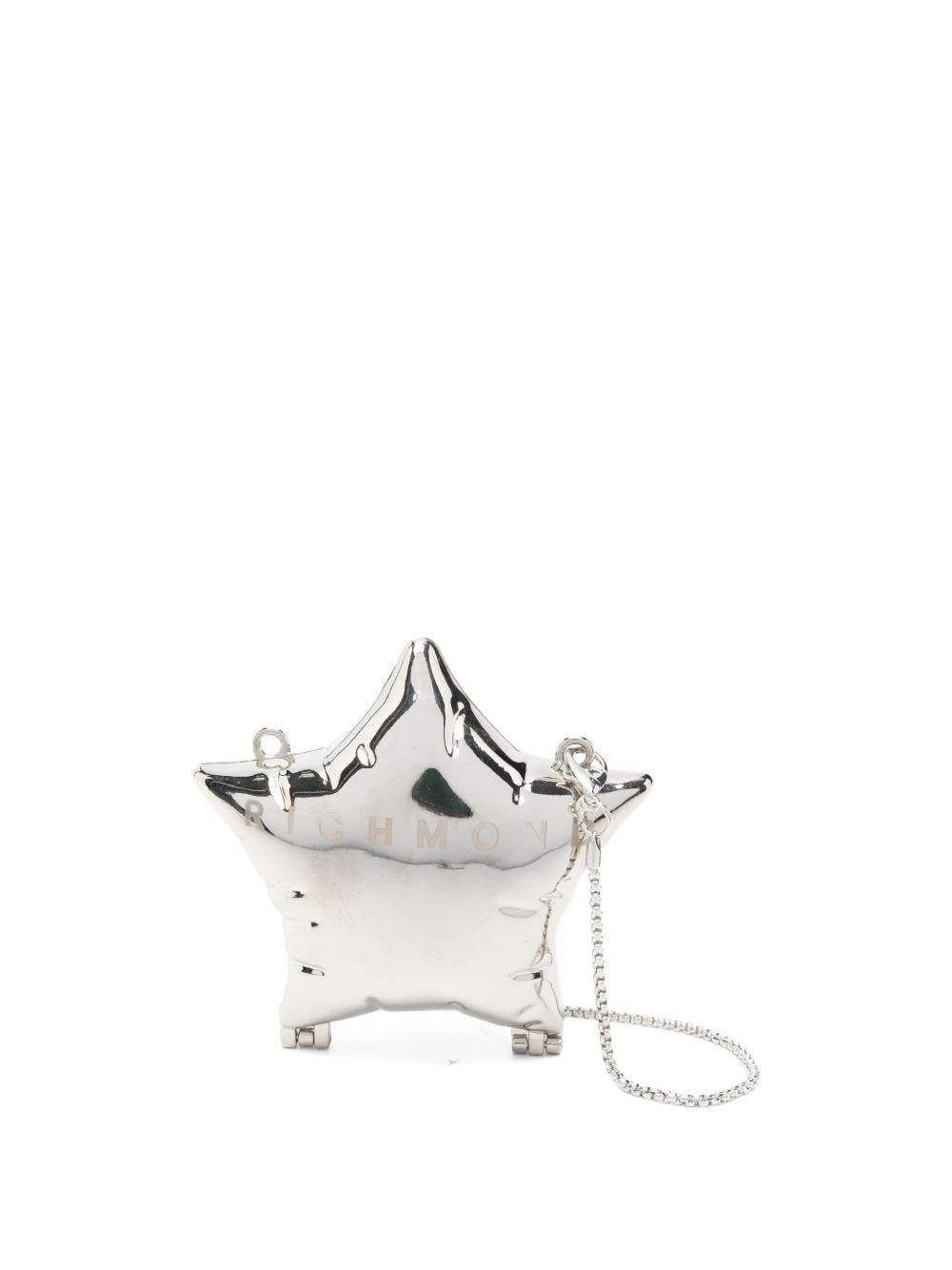 Borsa a tracolla per bambina John Richmond Junior argento a forma di stella RGA25025BO SILVER JOHN RICHMOND JUNIOR 